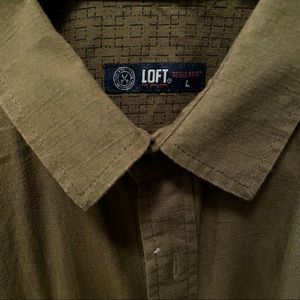 LOFT green regular fit shirt